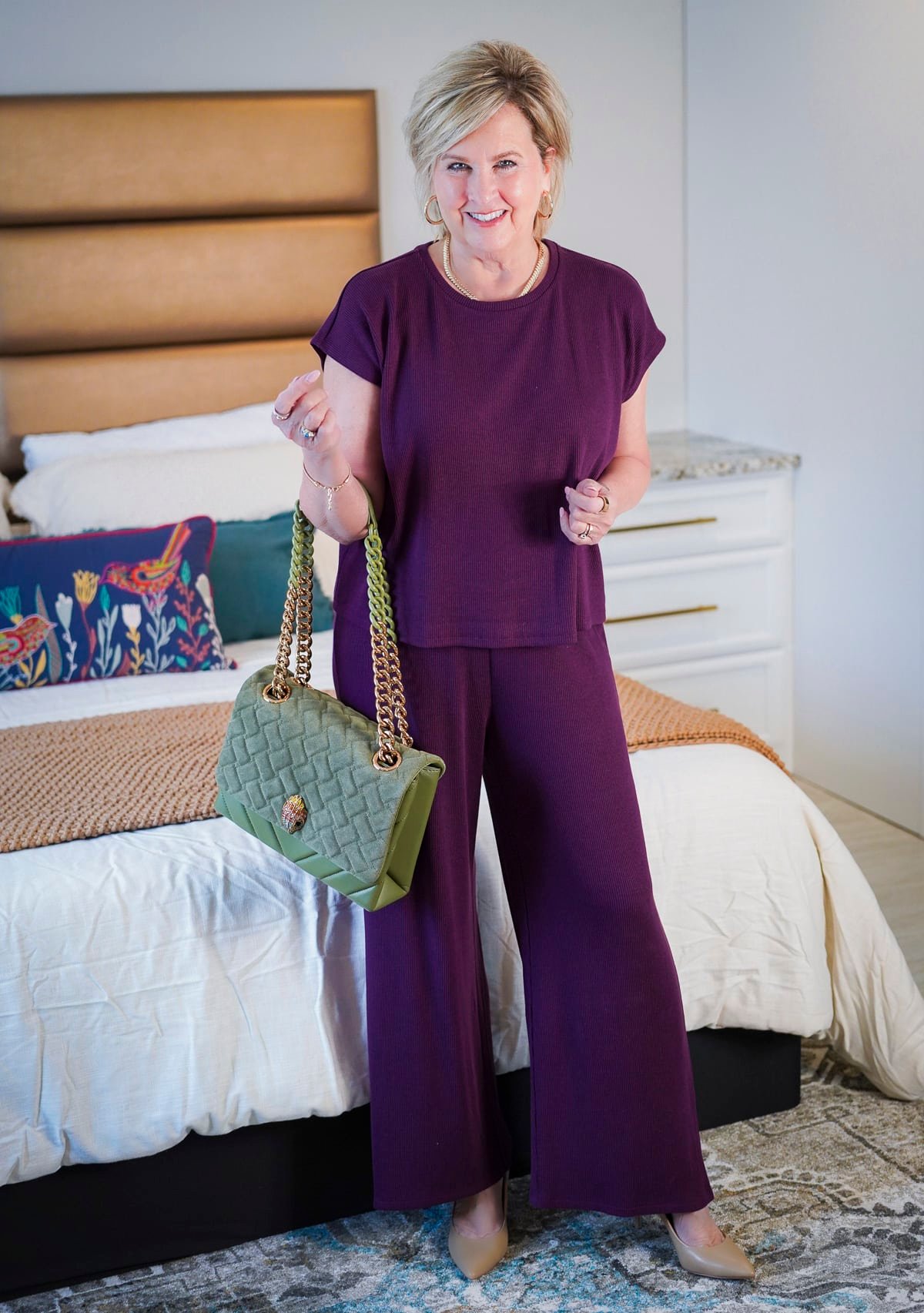 Maroon outfit from Eileen Fisher at Nordstrom 1