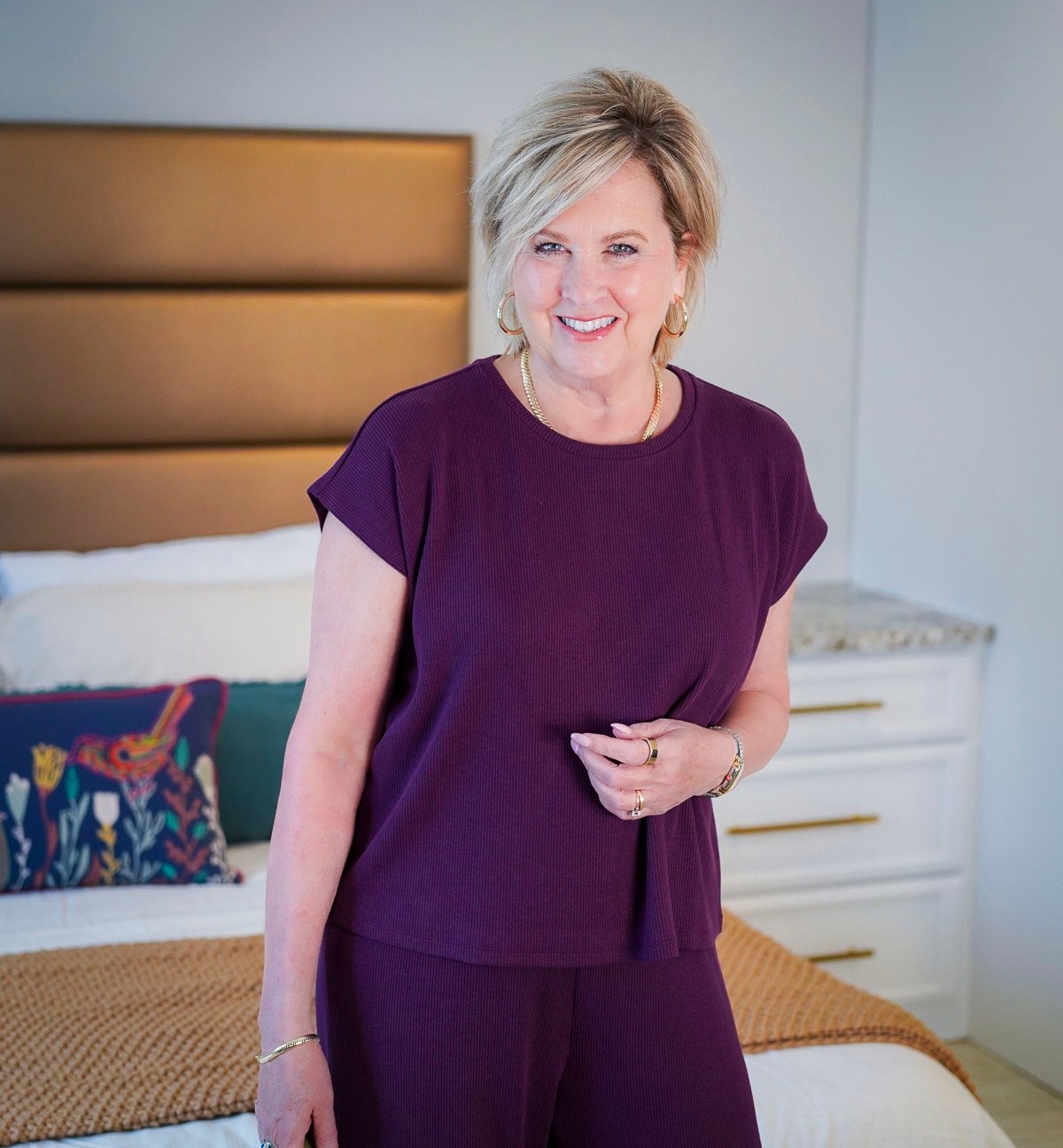 Maroon outfit from Eileen Fisher at Nordstrom13