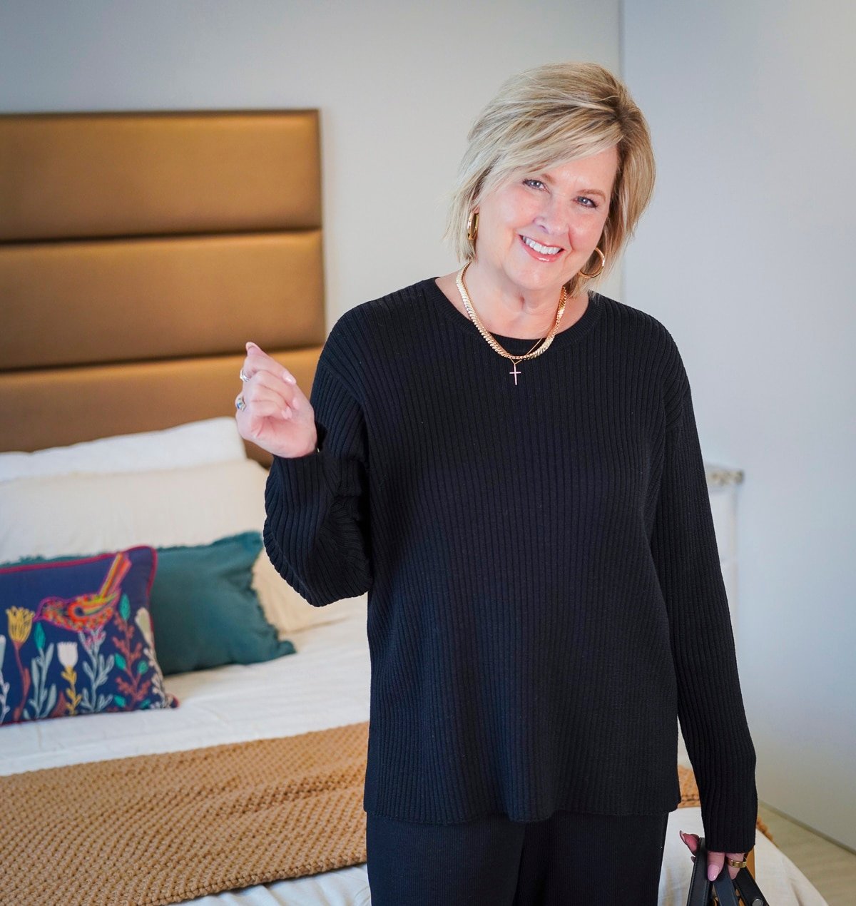 All black outfit from Eileen Fisher at Nordstrom25