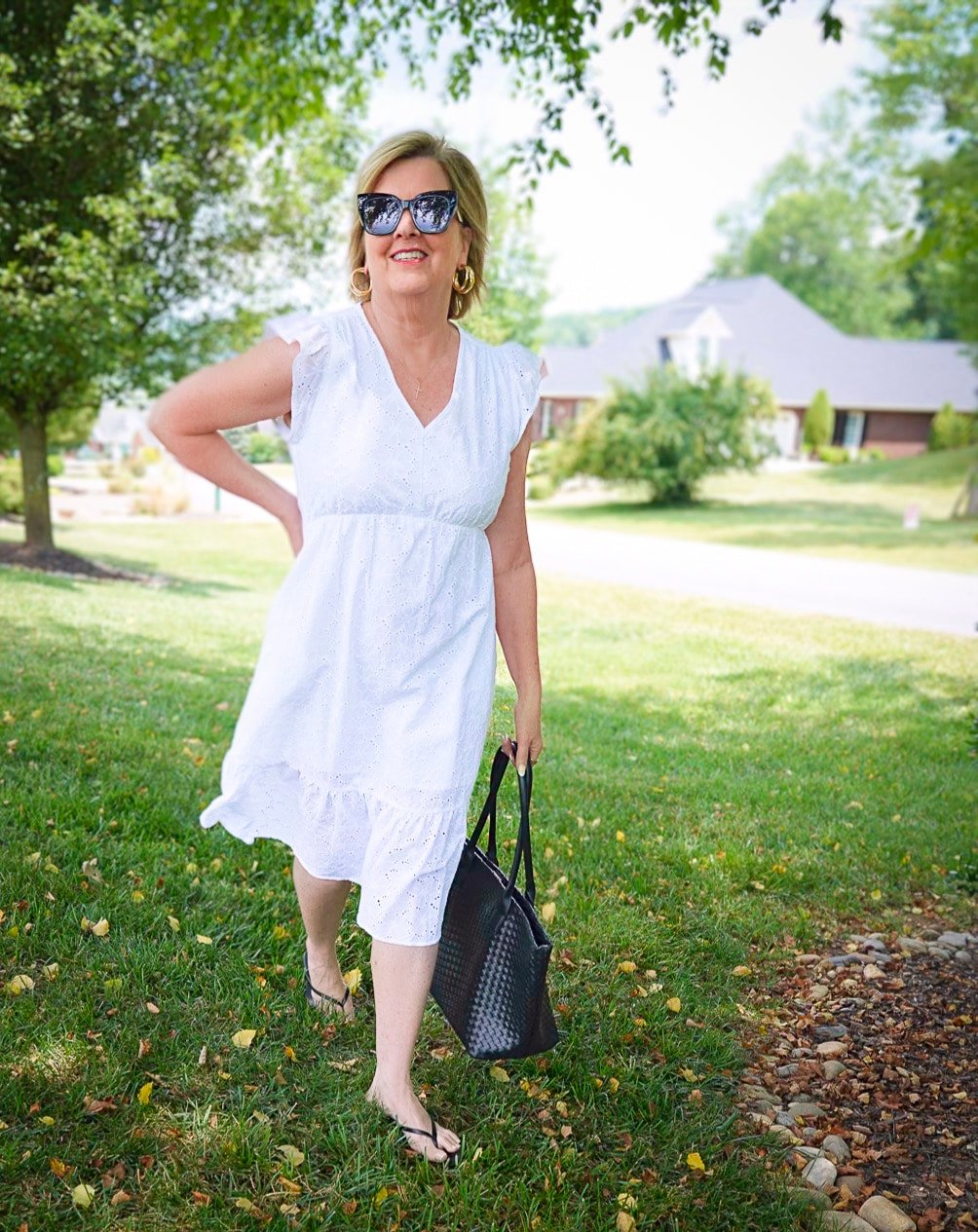 Over 50 Fashion Blogger Tania Stephens is styling Walmart fashions in July12