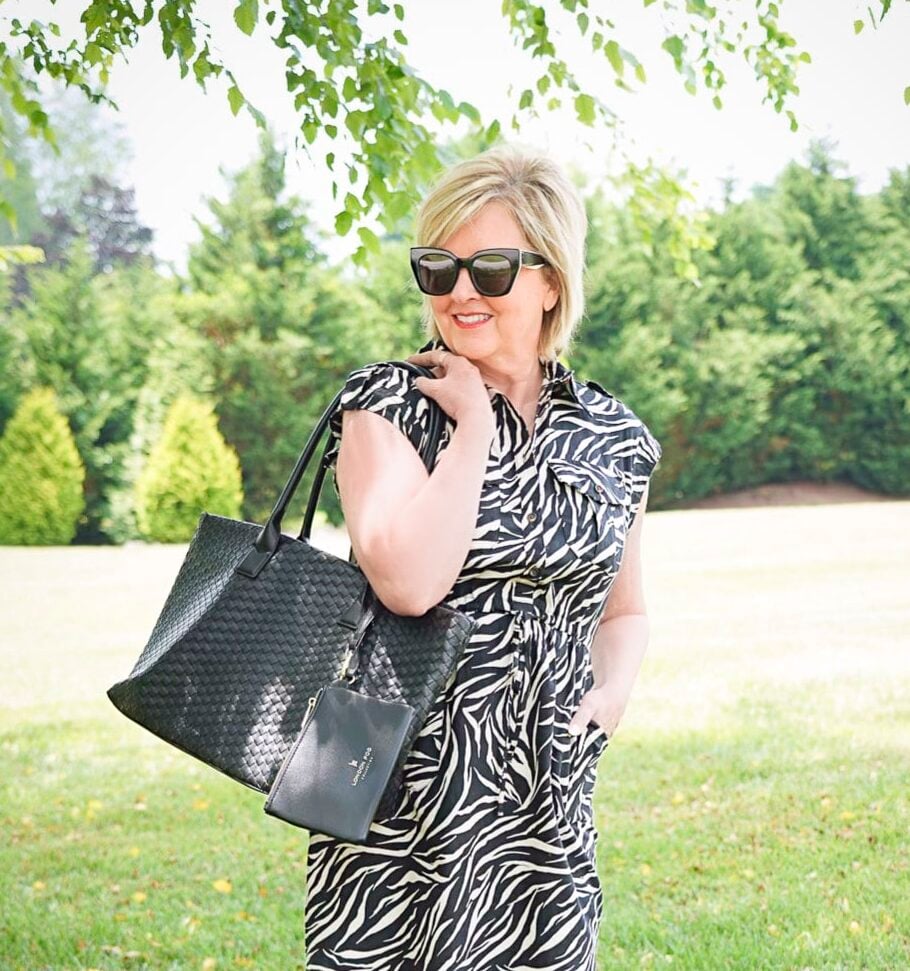 Over 50 Fashion Blogger Tania Stephens is styling Walmart fashions in July3