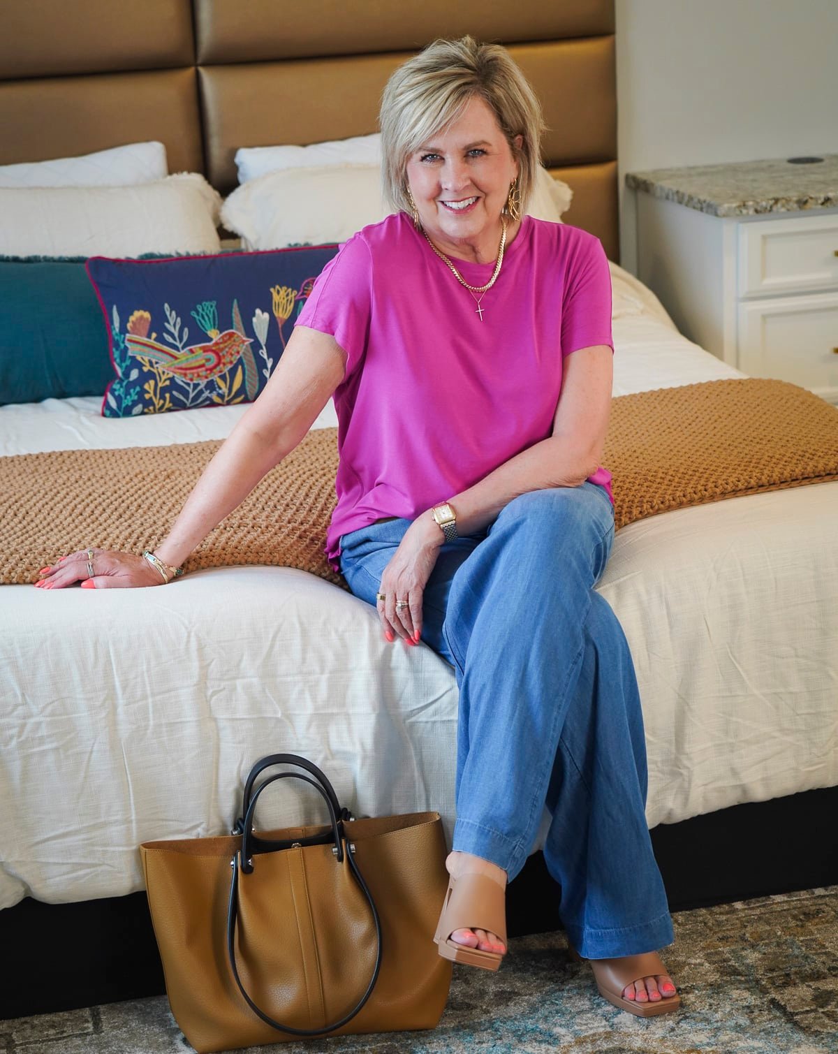 What I bought at Nordstrom - Wide leg jeans from Caslon14