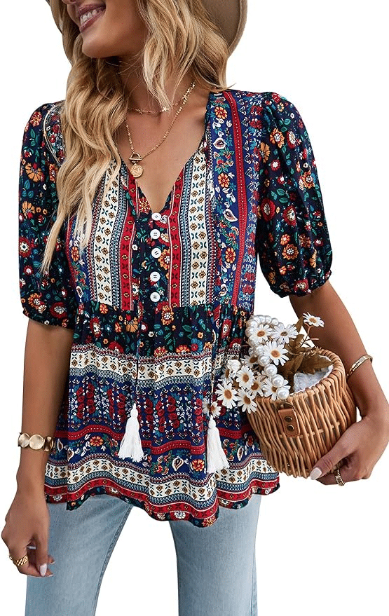 Nine Great Boho Tops For Women To Buy Now 50 Is Not Old tania stephens fashion blogger  bright