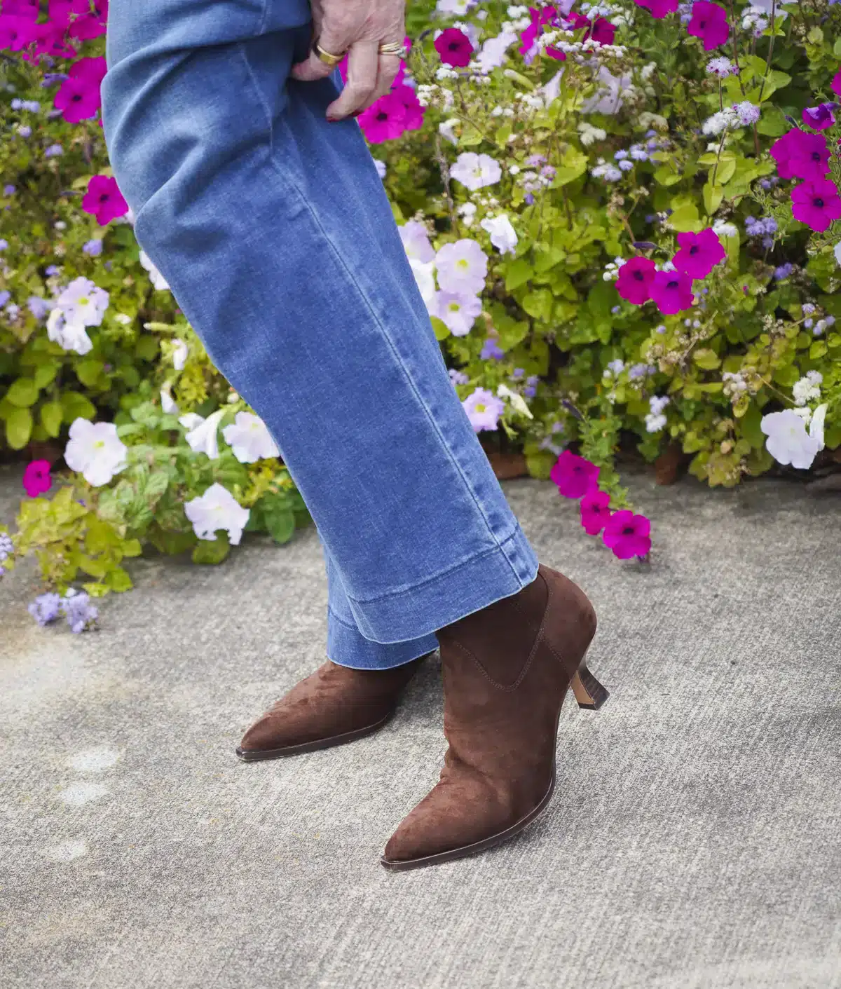 dark brown ankle boot