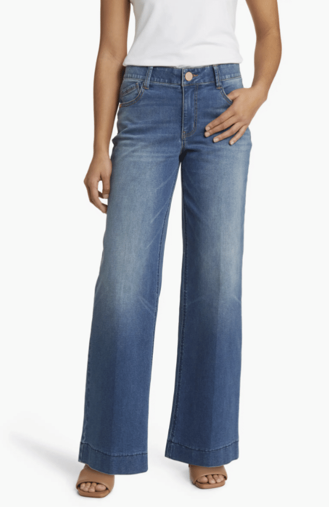 Wit & Wisdom 'Ab'Solution High Waist Wide Leg Jeans