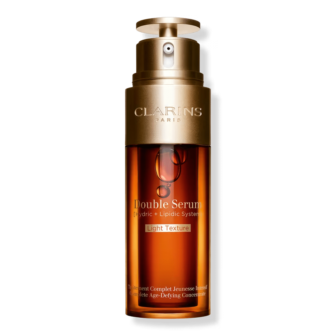 The Best Anti-Aging Serums For Mature Skin 50 is not old tania stephens fashion blogger clarins