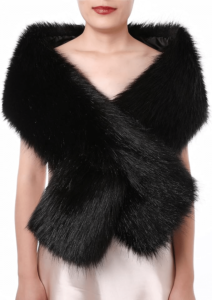 My Favorite Faux Fur Pieces To Wear Now tania stephens 50 is not old fashion blogger shawl