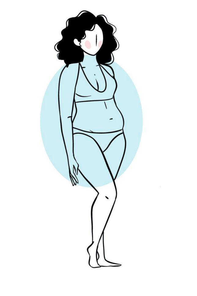 how to dress an apple shape body tight to highlight their best features