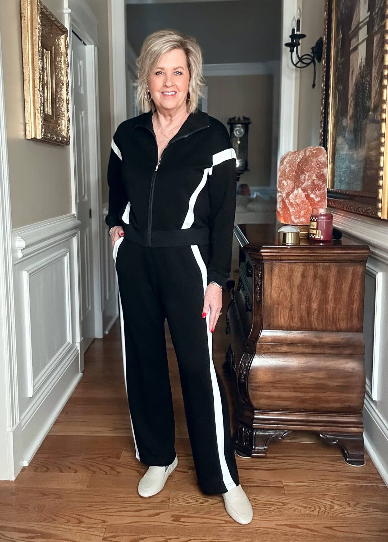 The casual loungewear set I wore this week