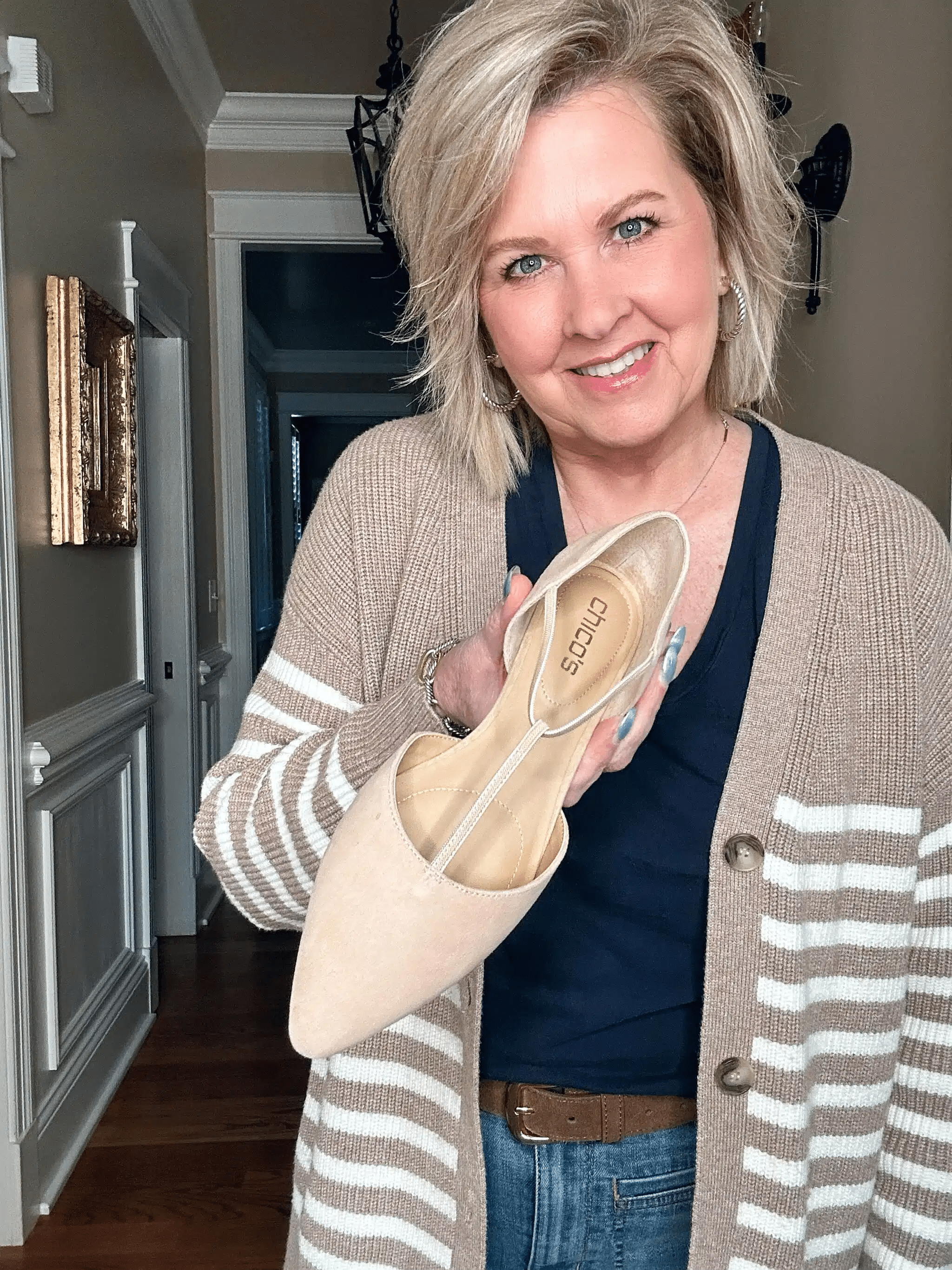 STRAPPY BALLET FLAT SHOES FOR SPRING FOR WOMEN OVER 50