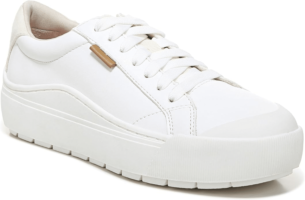 White Sneakers to Wear with Dresses