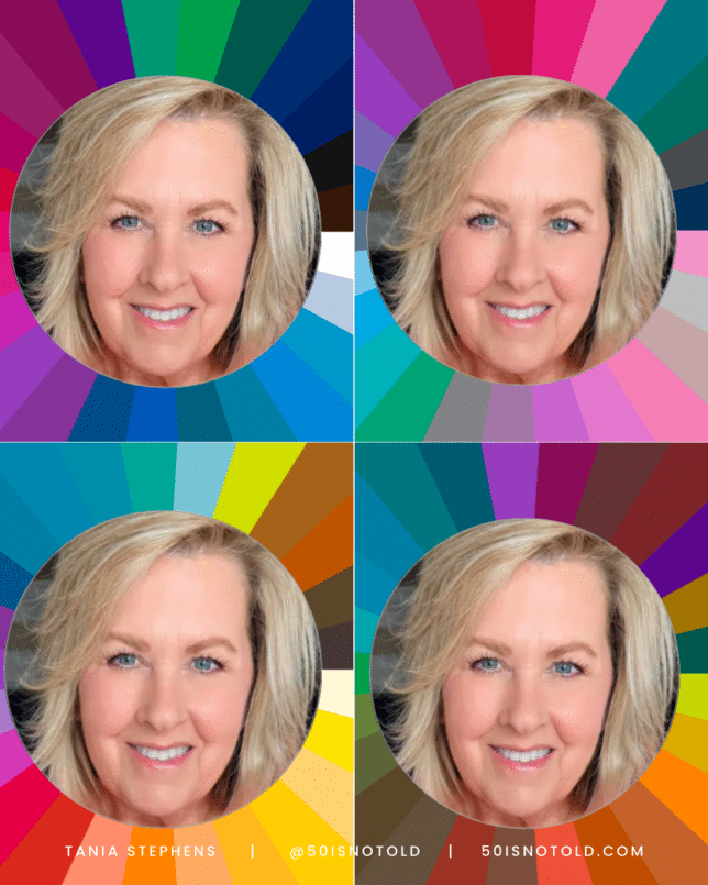 COLOR ANALYSIS GUIDE FOR WOMEN OVER 50