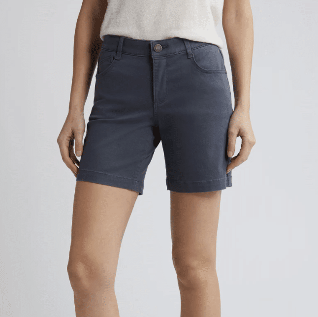 Wit & Wisdom 'Ab'Solution Mid Length Stretch Twill Shorts