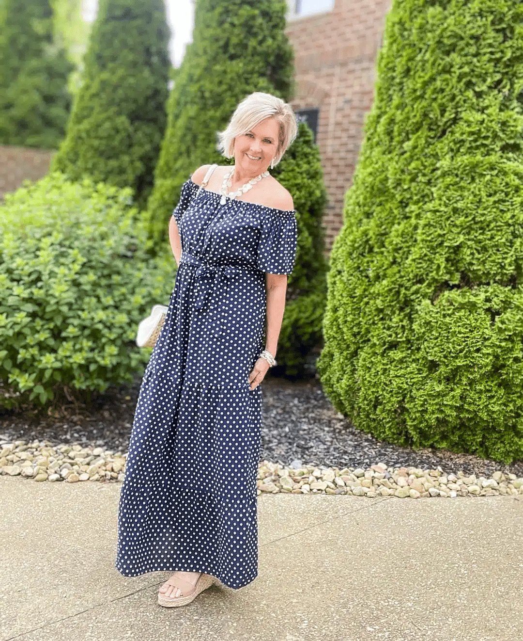 OFF THE SHOULDER TOP FOR WOMEN OVER 50