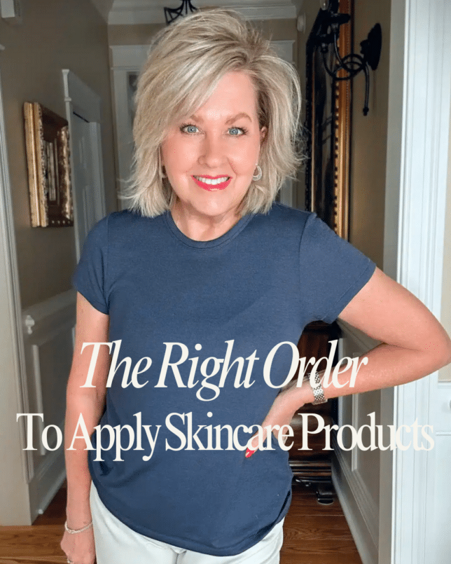 The right Order to apply skincare products
