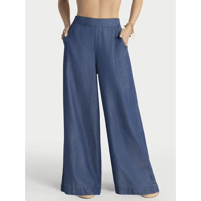 Palazzo Pants for Women 50 is not old tania stephens fashion blogger walmart