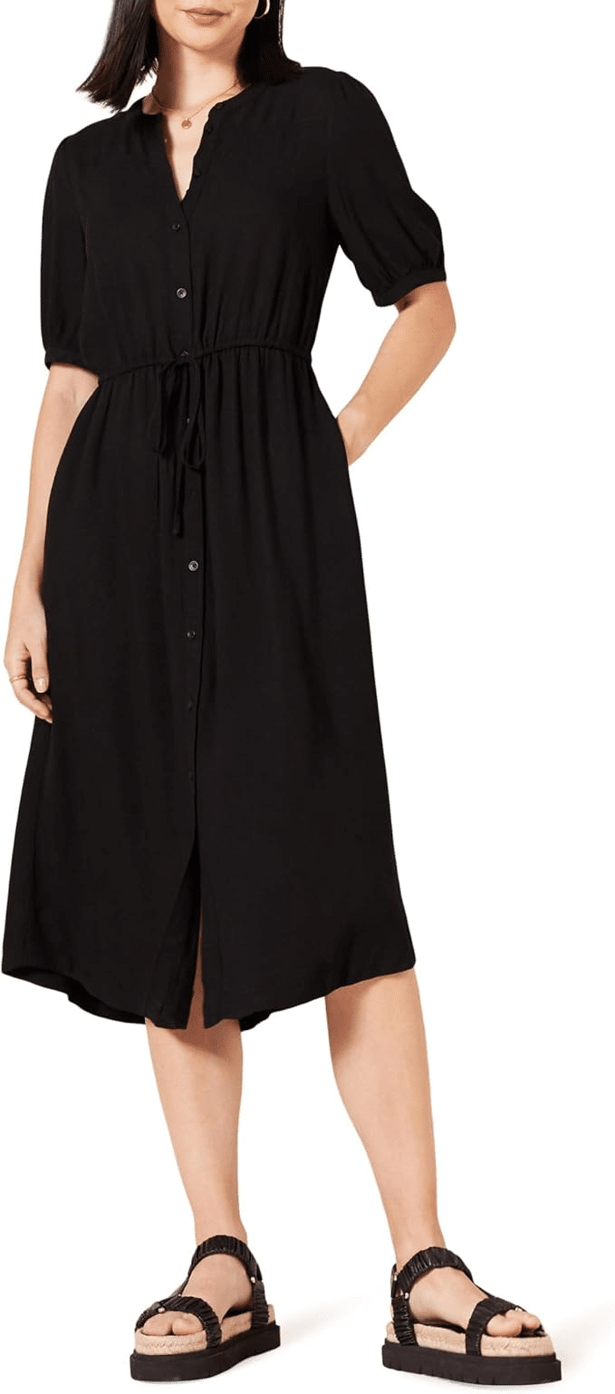 Best Black Dresses for Women tania stephens 50 is not old fashion blogger amazon essentials