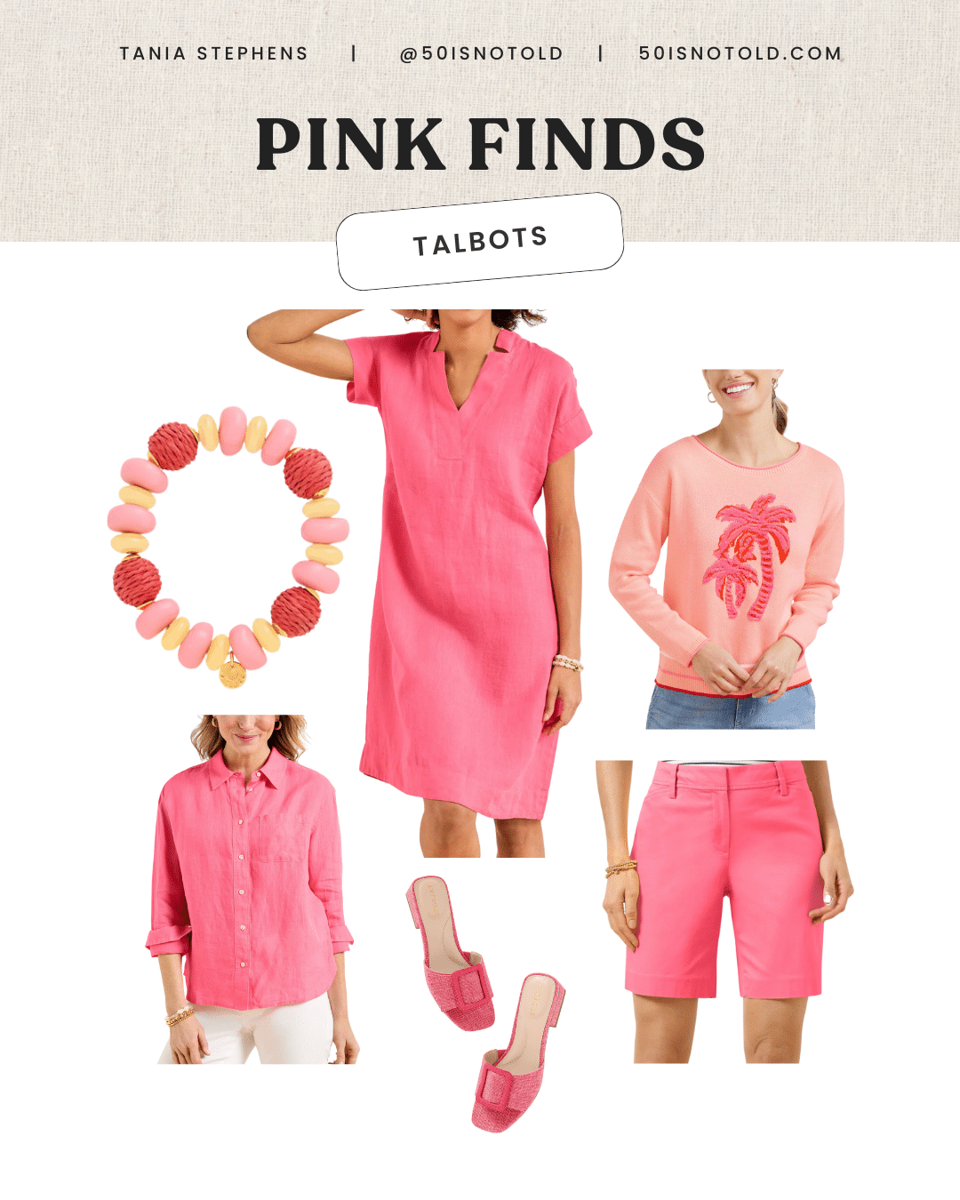 pink outfit finds for spring and summer 2025 women over 50