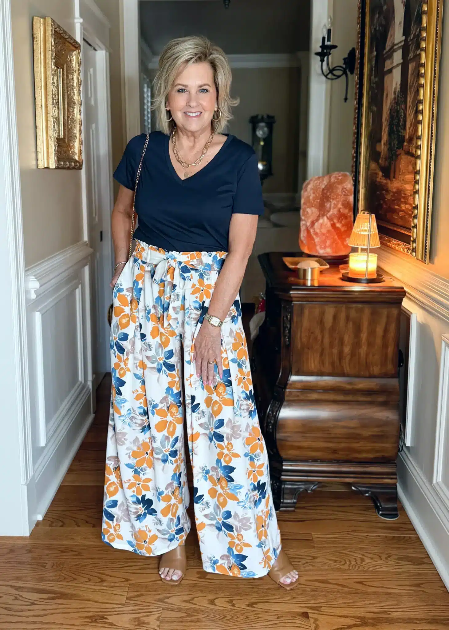 WIDE LEG PALAZZO PANTS WOMEN OVER 50