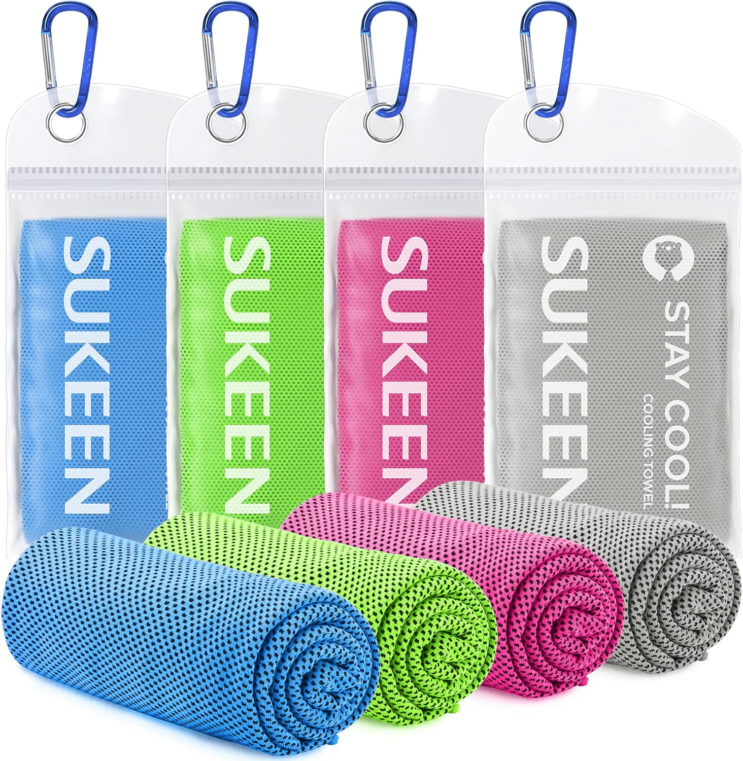 Sukeen [4 Pack] Cooling Towel, Practical Amazon Summer Finds