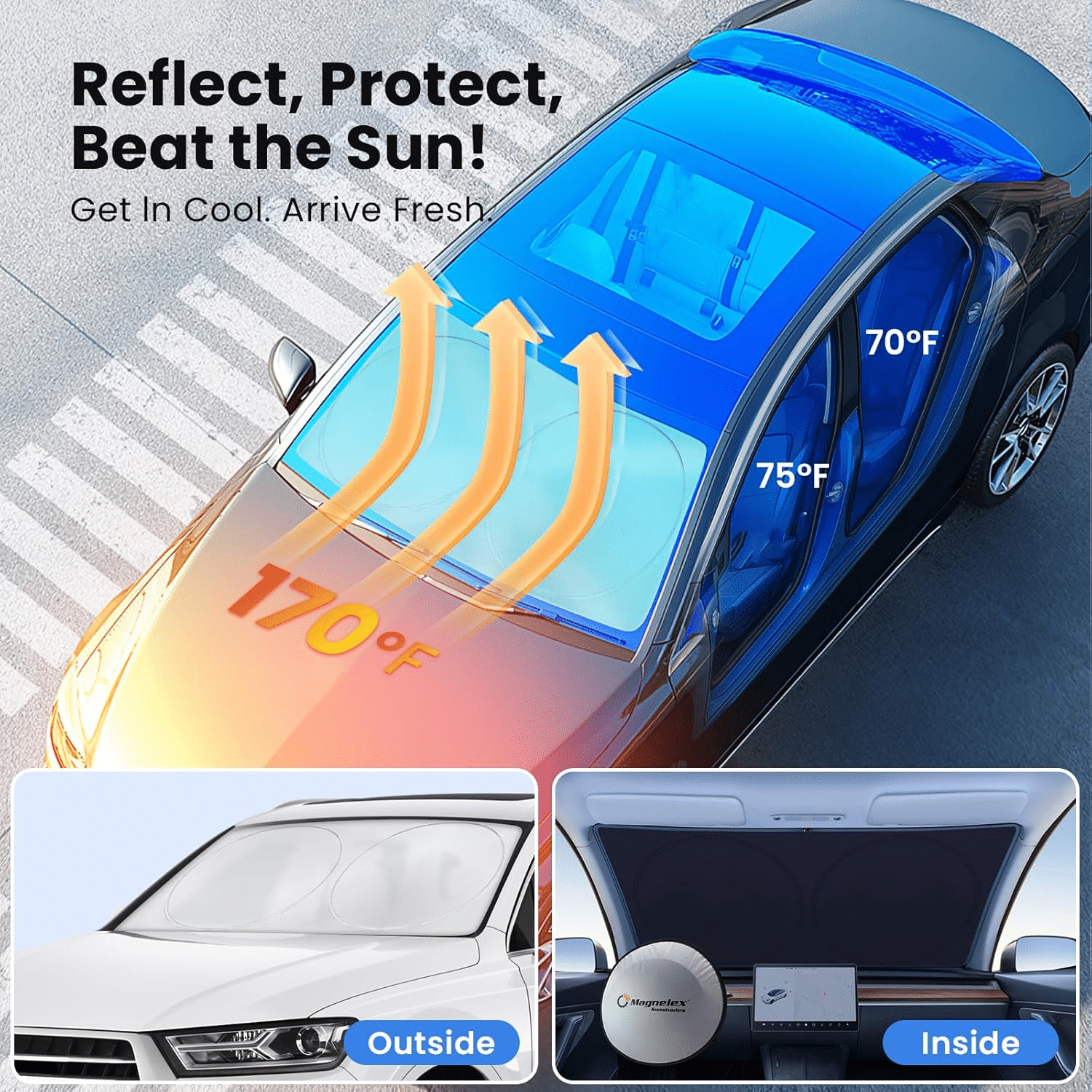 Magnelex Car Windshield Sunshade, Amazon Auto Finds