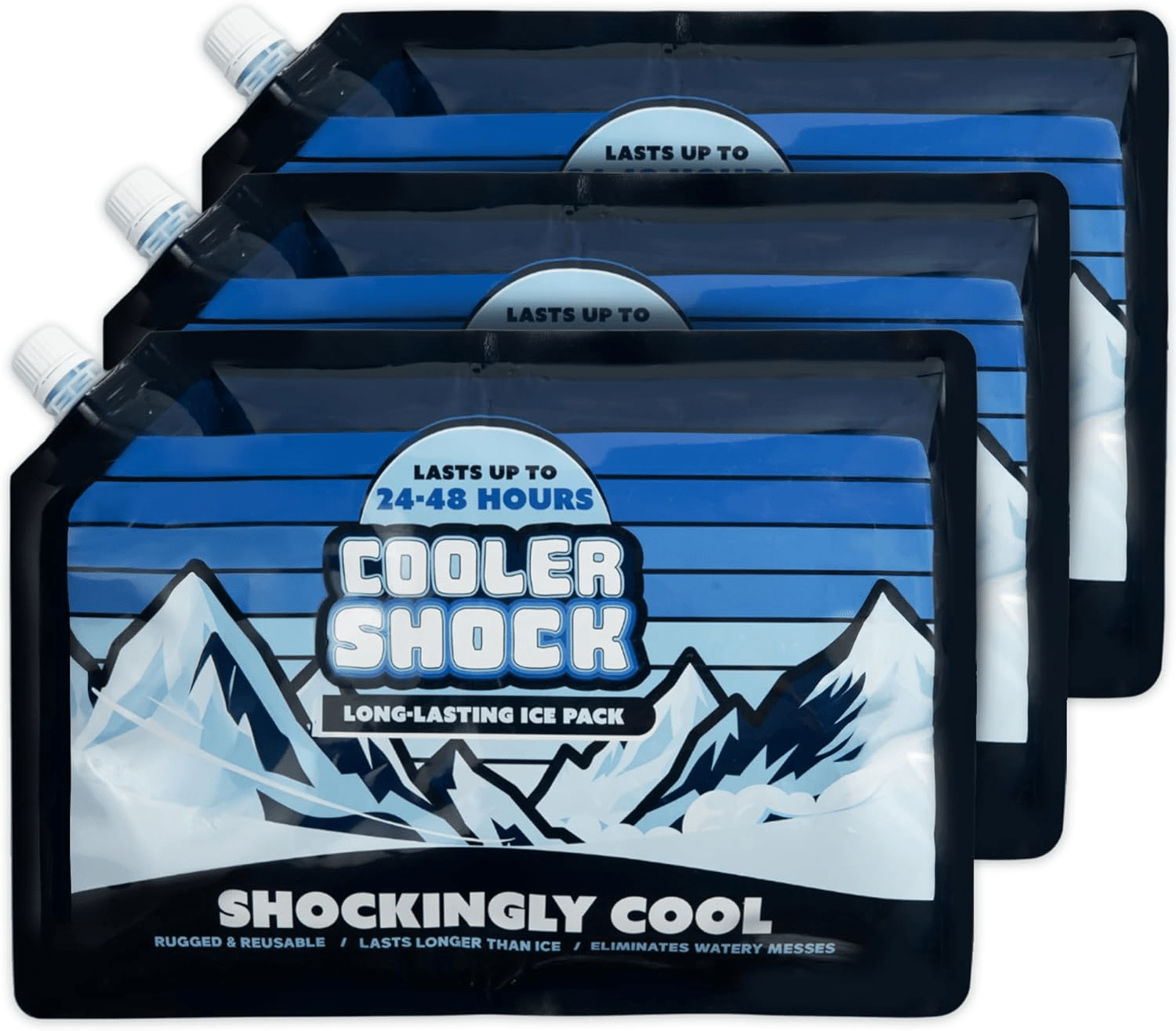 Cooler Shock Reusable Ice Packs for Cooler, Camping Golfing Sports Cooler Finds Amazon Summer
