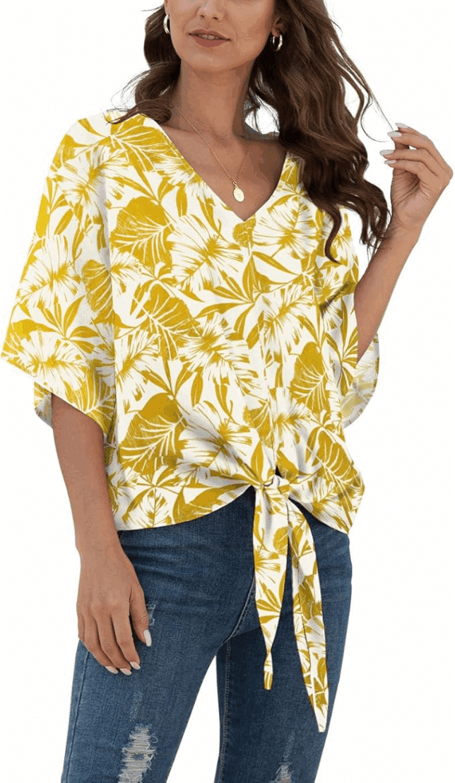 Stylish Casual Tops for summer That Don’t Cling, Casual Summer Clothing women over 50