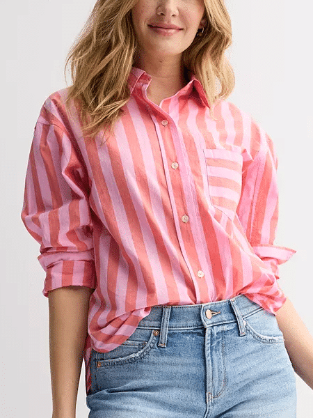 Sonoma Goods For Life Oversized Boyfriend Shirt
