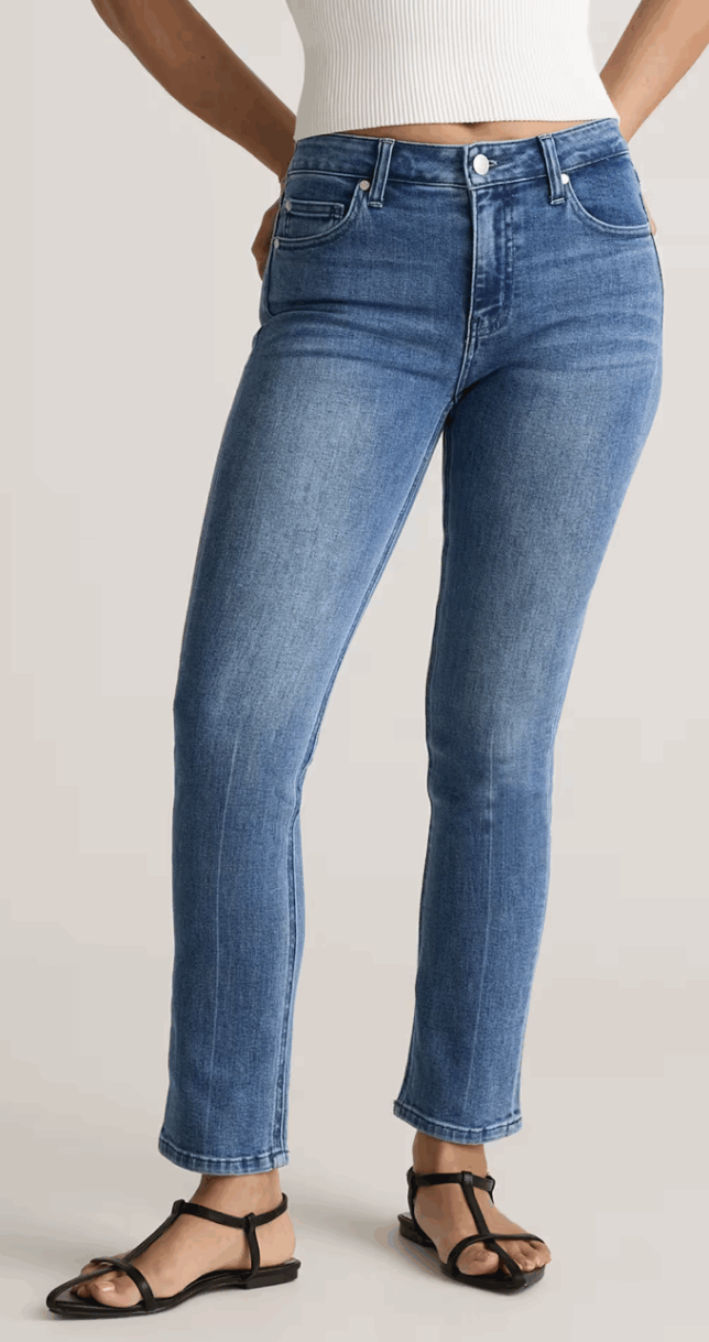 Are Quince Jeans Worth It? My Honest Review for Women Over 50 tania stephens 50 Is not old fashion blogger organic