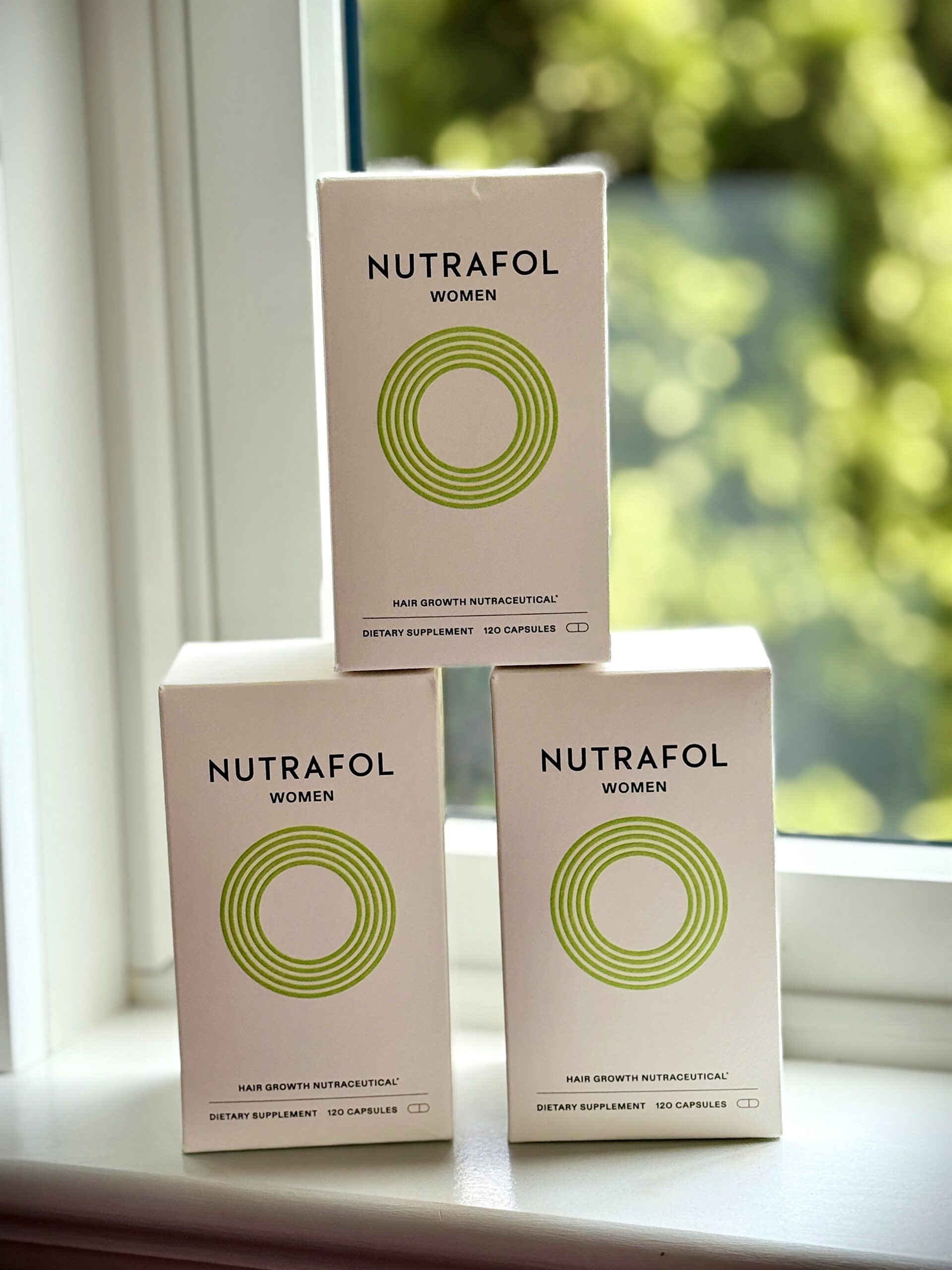 3 boxes of Nutrafol for women