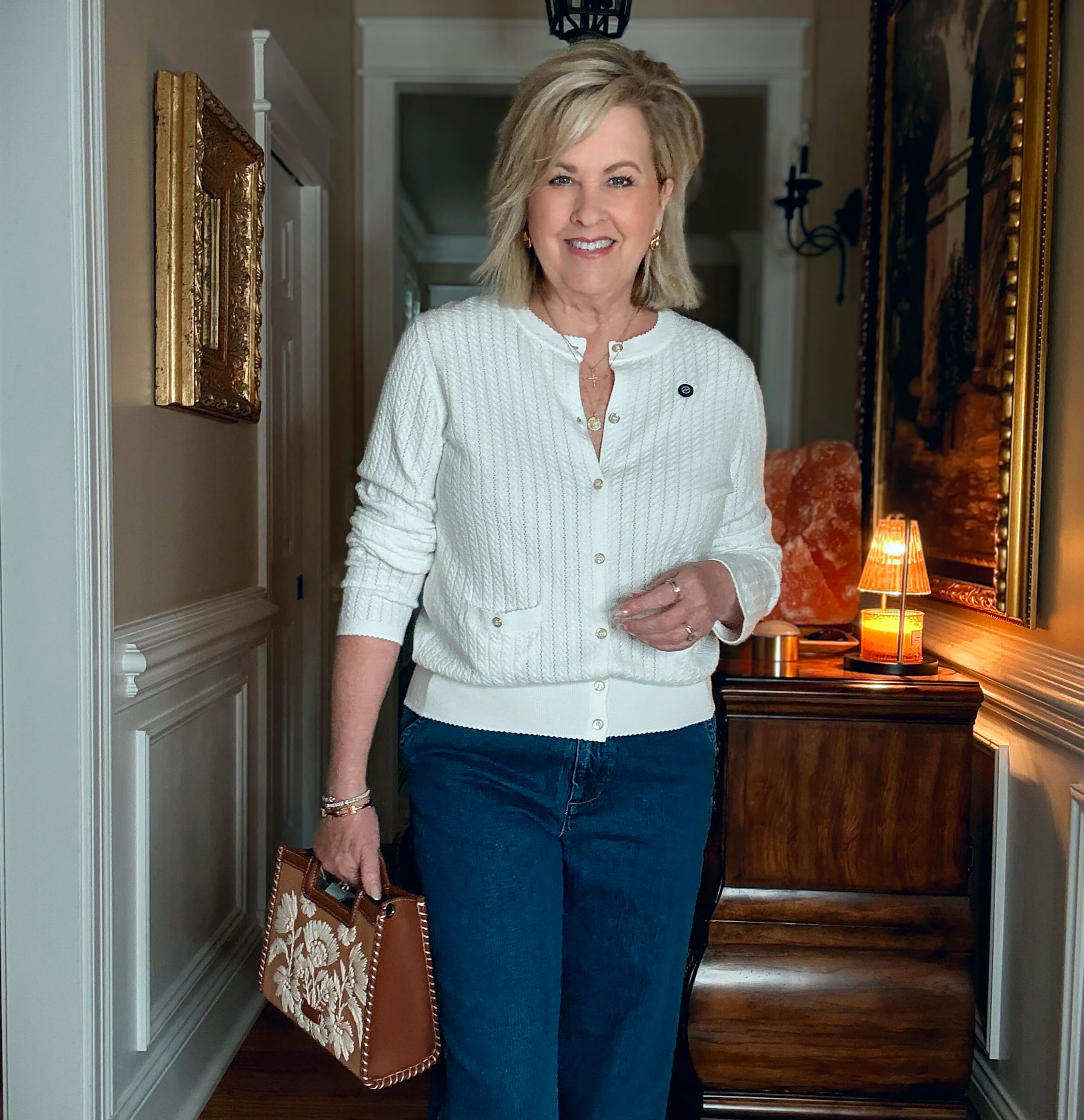 what cardigan length should women over 50 wear