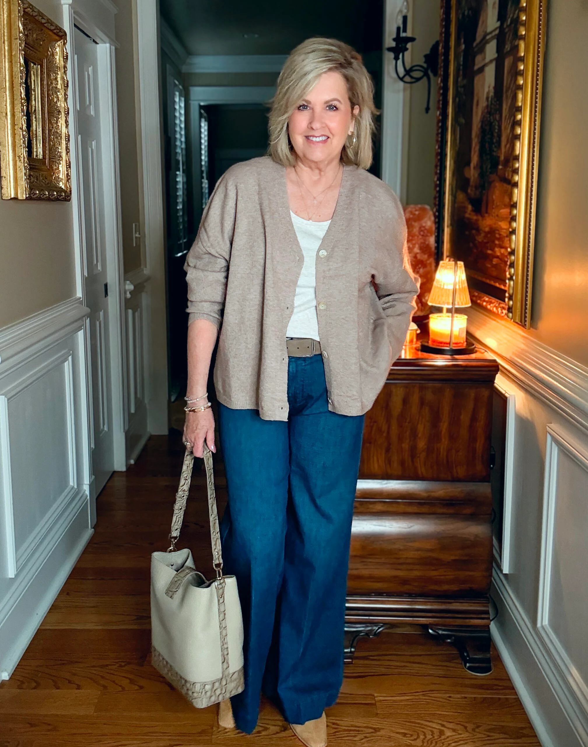 how to style cardigans for women over 50