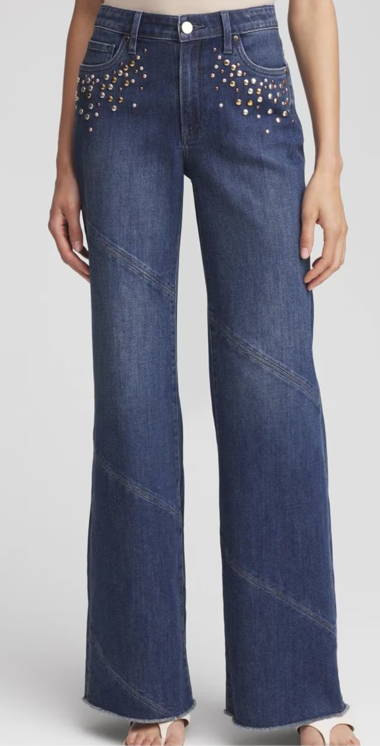 Best J.Jill and Chico’s Jeans for Women Over 50 fashion blogger tania stephens 50 is not old  embellished