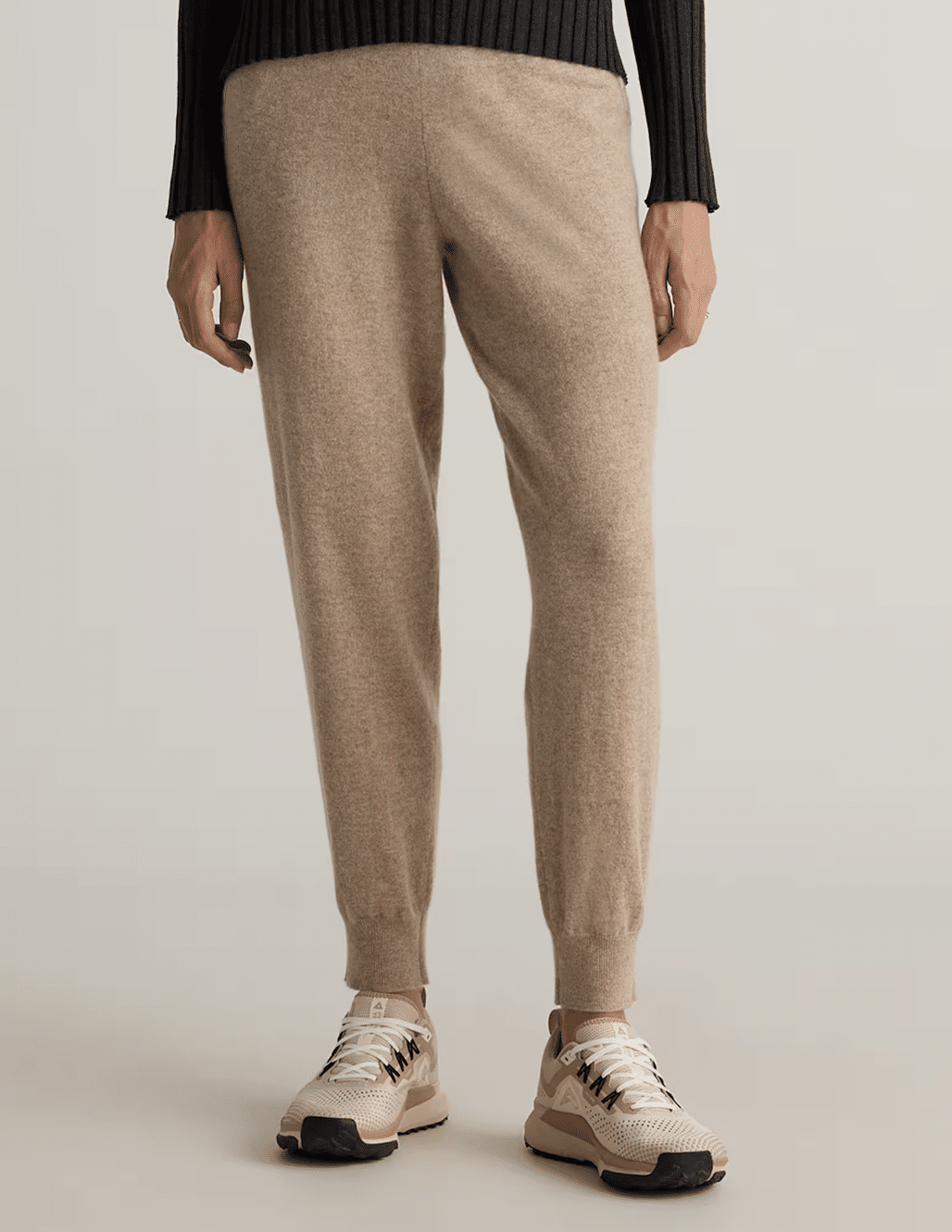 Joggers That Look Presentable Enough for Errands tania stephens 50 is not old fashion blogger cashmere