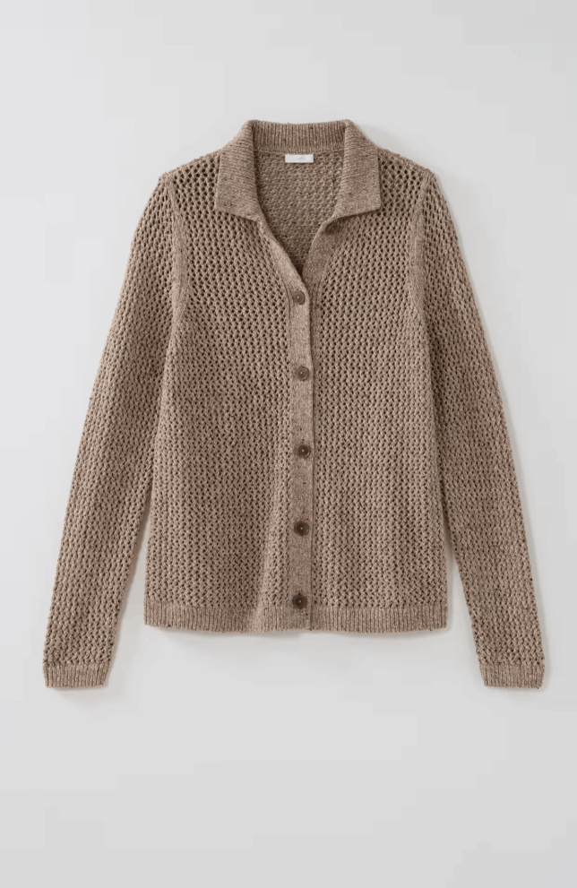 J. Jill Marled Open-Texture Cardi