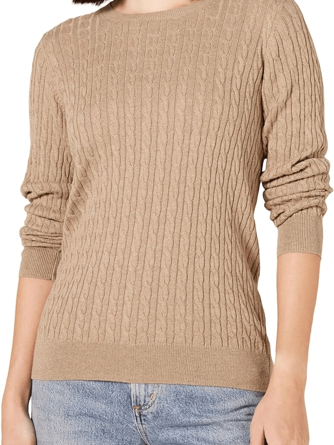 CABLE KNIT SWEATERS FOR WOMEN OVER 50