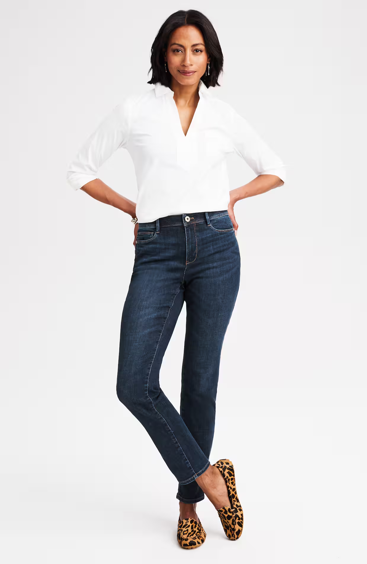 Best J.Jill and Chico’s Jeans for Women Over 50 fashion blogger tania stephens 50 is not old  slim