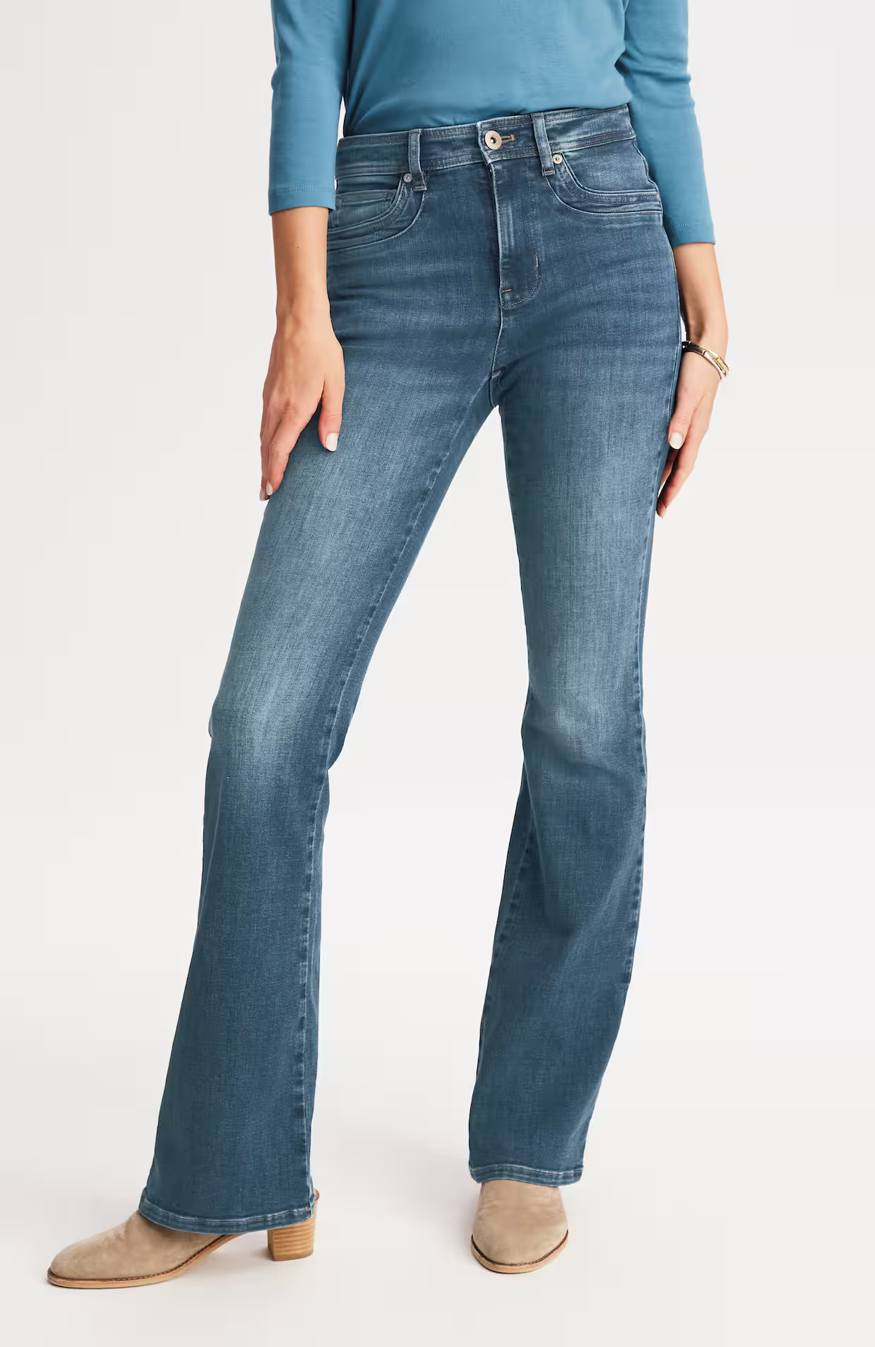Best J.Jill and Chico’s Jeans for Women Over 50 fashion blogger tania stephens 50 is not old curved pocket