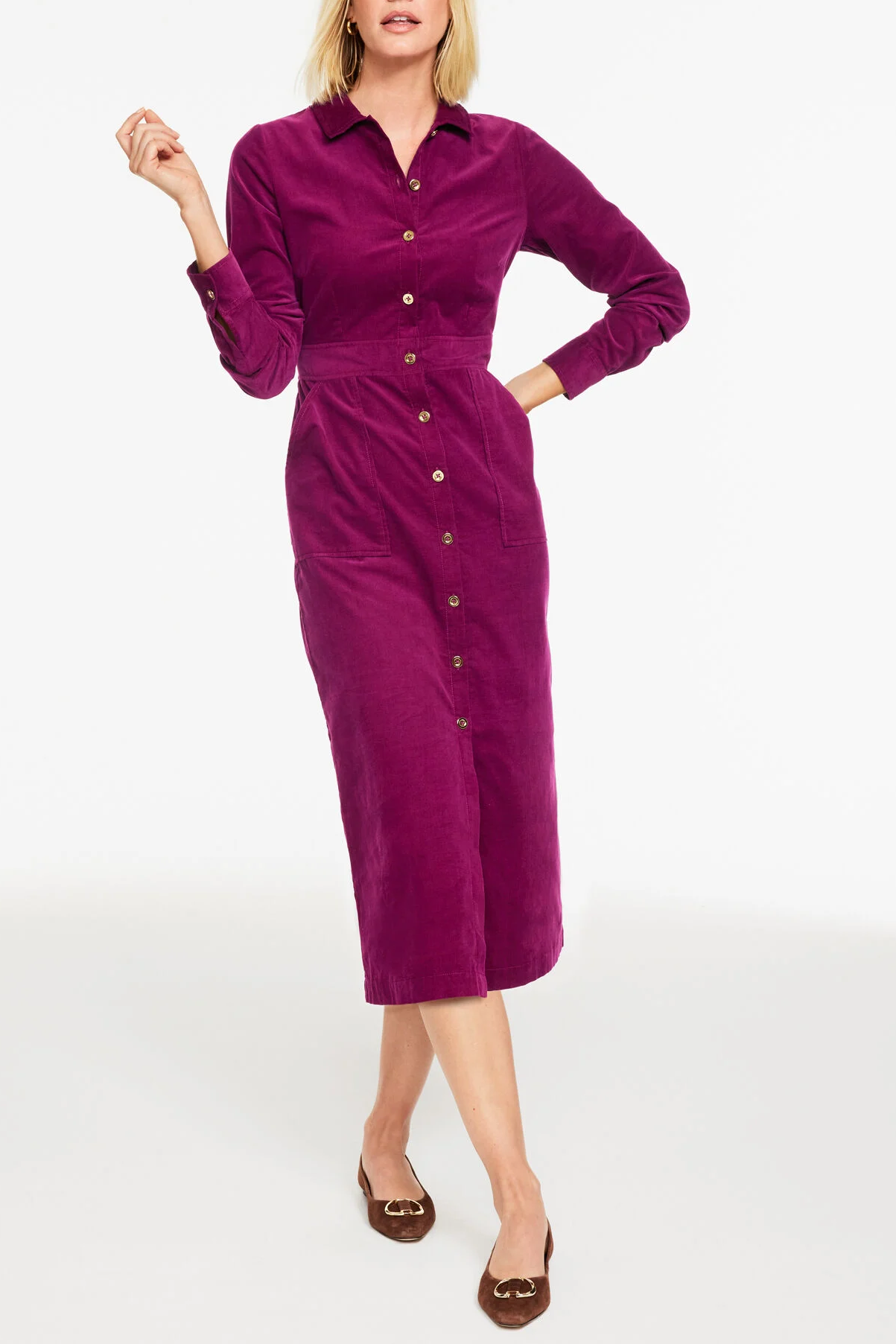 Talbots Corduroy Shirtdress