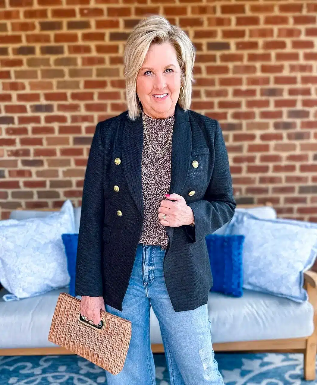A tweed jacket from Amazon for women over 50