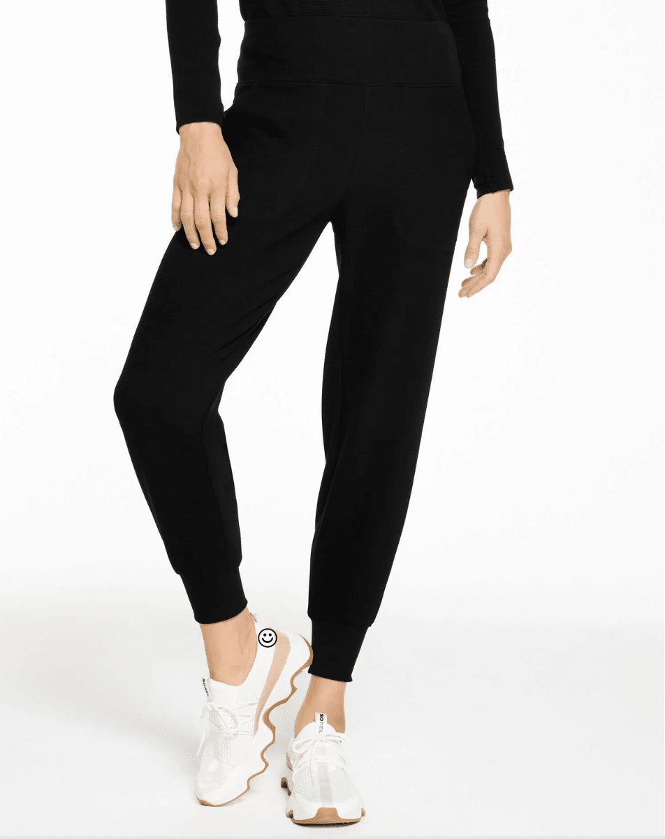 Joggers That Look Presentable Enough for Errands tania stephens 50 is not old fashion blogger waffle