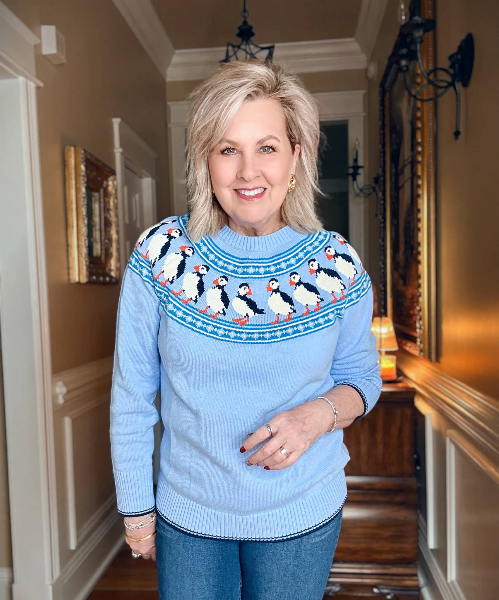 Puffin Fair Isle Sweater from Lands' End