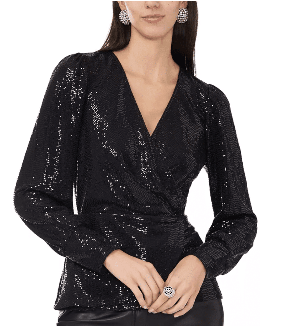 The Best Dressy Tops for Holiday Events for Women Over 50 50 is not old tania stephens fashion blogger vince camuto