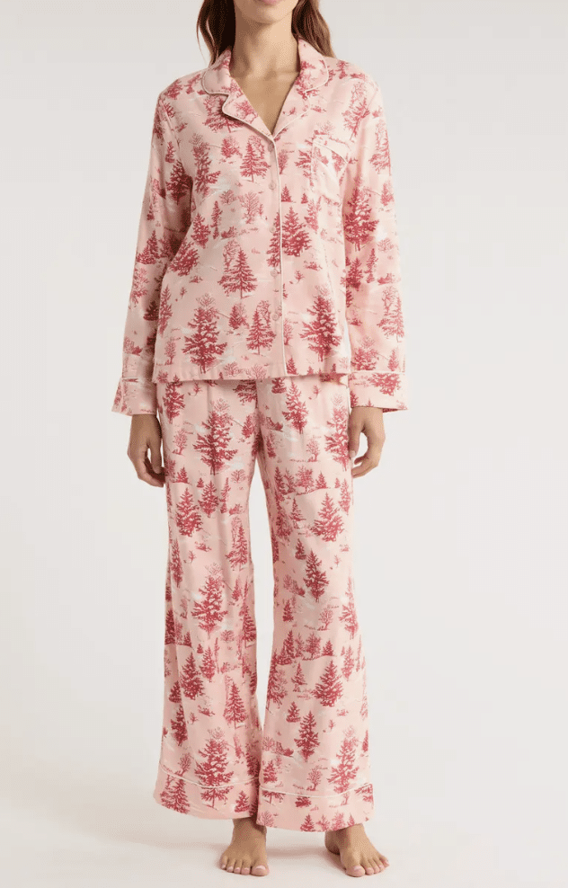Cozy Cotton Blend Flannel Pajamas at Nordstrom