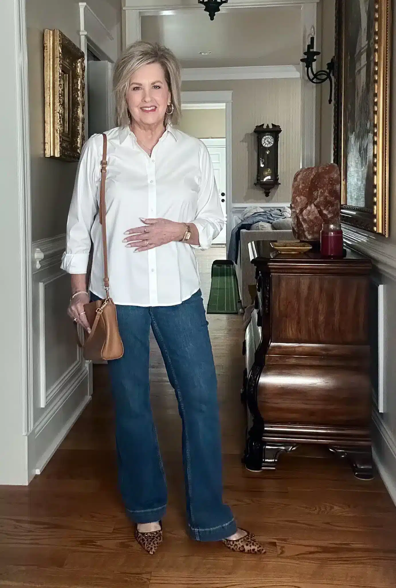 Flare Jeans from Spanx on Tania Stephens