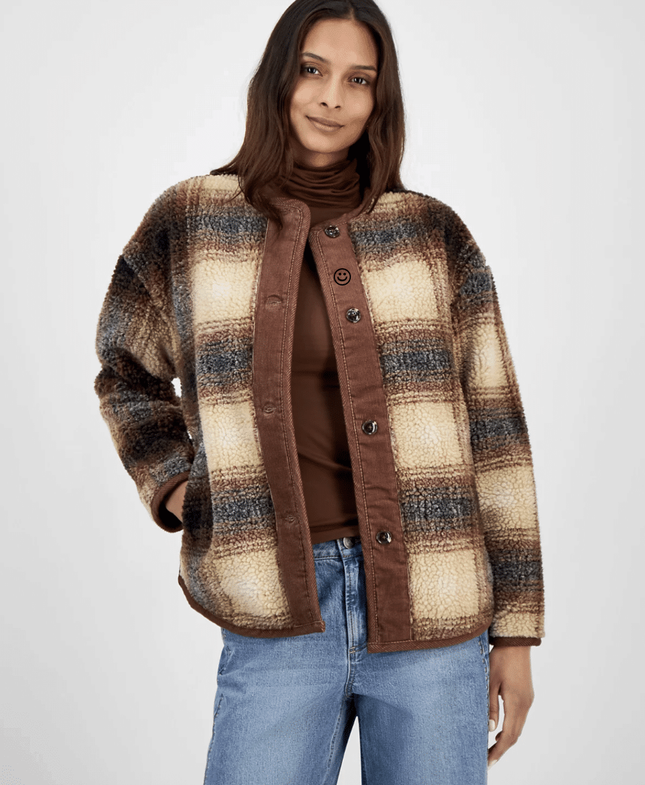 The Best Fleece Jackets for Women Over 50 tania stephens 50 is not old fashion blogger plaid