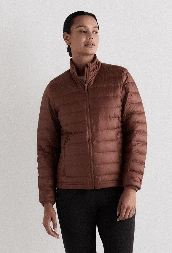 How to Travel in Cold Weather and Still Look Stylish tania stephens 50 is not old fashion blogger quince packable puffer