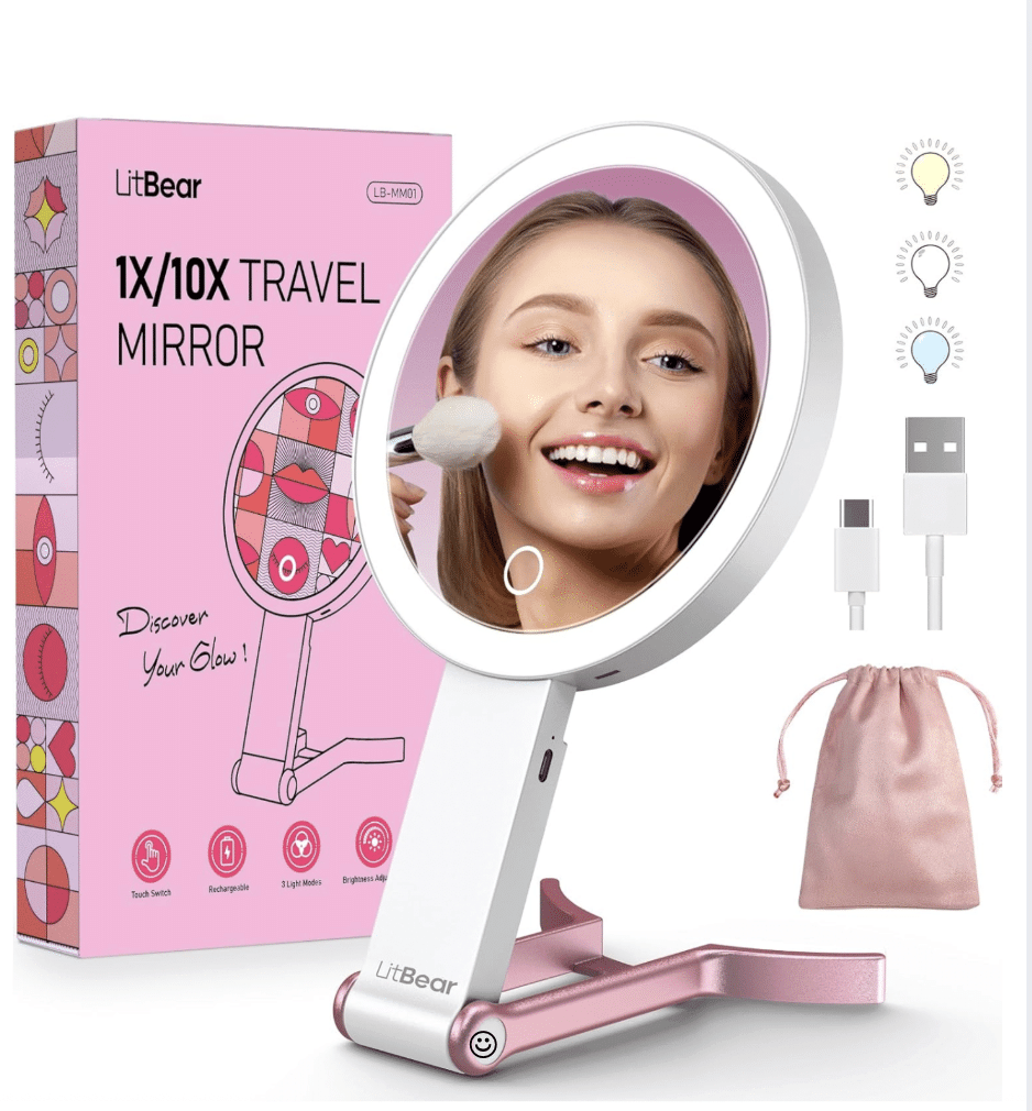 Can’t See to Put On Your Makeup? Try One of These Mirrors tania stephens 50 is not old fashion blogger travel mirror