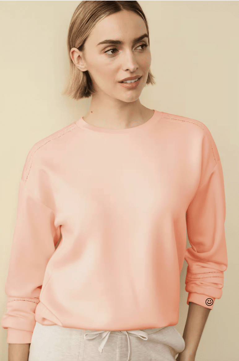New Arrivals from JJill tania stephens 50 is not old fashion blogger knit pullover