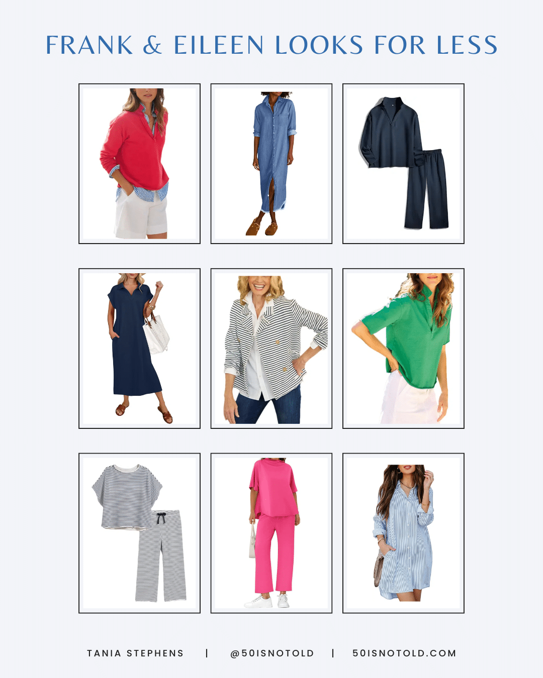 FRANK & EILEEN LOOKS FOR LESS